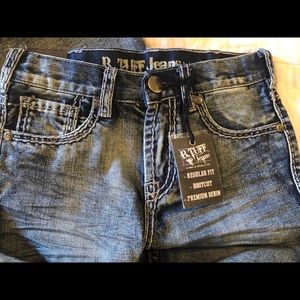 B Tuff Bottoms - B Tuff Boys Steel Jeans Size 7 NEW Western Bootcut B Tuff Bottoms - B Tuff Boys Steel Jeans Size 7 NEW Western Bootcut